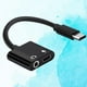 thumbnail image 5 of Cable adaptador de audio USB tipo C a 3,5 mm Troglfold 2 en 1, adaptador de auriculares estéreo tipo C a conector de 3,5 mm, con micrófono y convertidor auxiliar, adaptador de carga para Pixel 2/2, 5 of 8