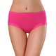thumbnail image 1 of Gibobby Calzoncillos para mujer Ropa interior de mujer, pantalones menstruales, cintura media, pantalones sanitarios triangulares antifugas laterales de capas(Rosa caliente,XL), 1 of 5