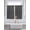 Black, variant on Country Farmhouse Living Room Curtains 2 Panel, Vintage Plants Lines Pattern Brown Cafe Window Treatment, Farmhouse Bedroom Bathroom Kitchen Curtains Drapes 104"x45"