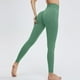 thumbnail image 2 of Pantalones de yoga sin costuras para mujer, color melocotón, de nylon y spandex, de cintura alta, para fitness, running, yoga y uso diario, 2 of 5