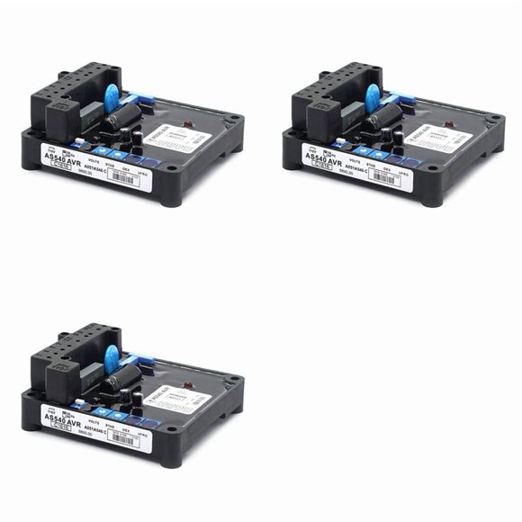 3X AS540 AVR Generador Sin Escobillas Regulador Automático de Voltaje Estabilizador de Potencia Generador de Petróleo Crudo Accesorios para Alternador