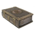 thumbnail image 4 of Ebros Masonic Symbol Freemasonry Square and Compasses Hinged Book Box 5.75"L, 4 of 11