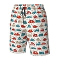 thumbnail image 4 of Fotbe Artoon Car Trajes de Baño Estampados para Hombre, Shorts de Verano de Secado Rápido, Ropa de Playa, Bañadores-X-Large, 4 of 6