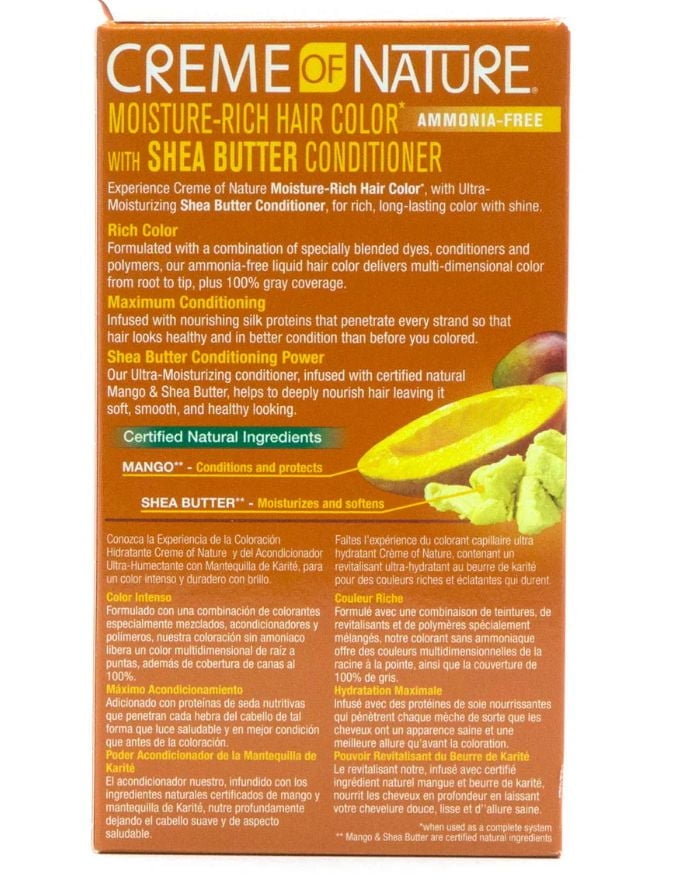 Creme of Nature Kit de coloration capillaire riche en humidité, Vivid Red C-31