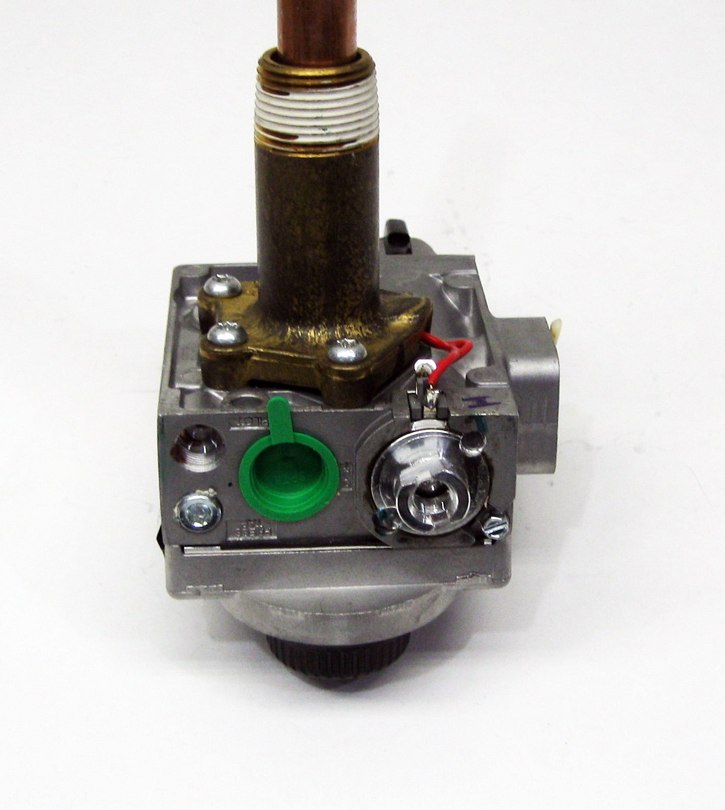 White-Rodgers 37C73U-172 Gas Water Heater Ctl, For Nat Gas Only, 1/2" N.P.T. Inlet, 1/2" Inv Flare Outlet