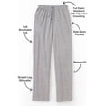 thumbnail image 5 of Woman Within Plus Size Tall Sport Knit Straight Leg Elastic Pant, 5 of 6