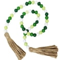 thumbnail image 1 of Under 10 Tray Decoration Irish Festival Wooden Bead String Festival Rope Tassel Bead String Tray Ornaments, 1 of 9