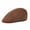 Brown, variant on Cotton Linen Cap Beret Outdoor Travel Hat Available in a Variety of Colors Black