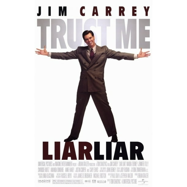 Liar Liar Movie Poster 11 X 17 Walmart Com Walmart Com