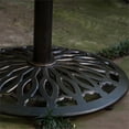 thumbnail image 5 of Noble House Hannah Modern Outdoor Iron Shiny Copper Cast Bar Table, 5 of 10