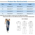 thumbnail image 3 of Vedolay Pants for Women Stretch Casual Denim Skinny Pants Lady High Waist Trousers Blue,L, 3 of 5