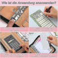 thumbnail image 3 of A6 Budget Planner With Calculator Zip Budget Binder (pink), 3 of 5