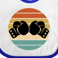 thumbnail image 4 of Inktastic Kickboxing Boxing Gloves Boys or Girls Baby Bib, 4 of 4
