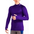 thumbnail image 1 of Playera Licra Deportiva Con Agujero Pulgar Cuello Alto, 1 of 3