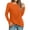 Orange, variant on Aayomet Womens T Shirts Pocket Shirts for Women Casual Loose Fit Tunic Top Comfy Cute Sweatshirts Long Sleeve,Orange L