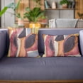 thumbnail image 3 of Plutus Brands Multi-Color Plutus Modern Art Graphic Print Luxury Throw Pillow 26 in x 26in, Double Sided 26" x 26", 3 of 9
