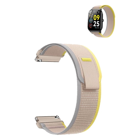 Pulsera YAJOJO para reloj inteligente CASCHO P125 de nailon, color blanco