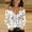 White, variant on FamilyThread Women's V Neck Long Sleeve Shirts Cold Shoulder Tops Basic Summer Casual Tees Fashion Graphic Printed Shirt