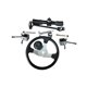 thumbnail image 4 of Kit de dirección para kart, volante con 1,5 vueltas, conjunto de aluminio, reemplaza piezas, kart eléctrico de 4 ruedas para bricolaje., 4 of 8