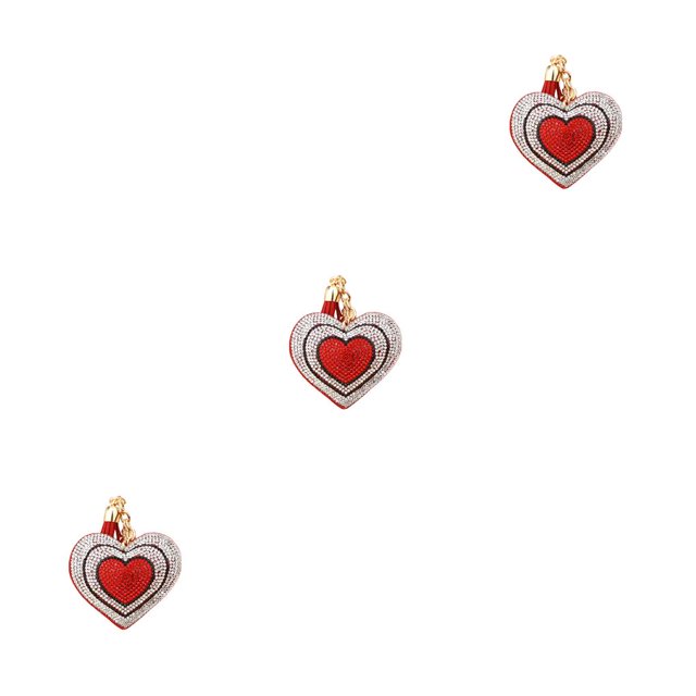 Sonducket LLavero de gamuza exquisita para el Día de San Valentín, llavero artesanal, dijes multiusos, bolso de mano de obra, decoración, llavero de Type1 NO1 Sonducket CBP300088