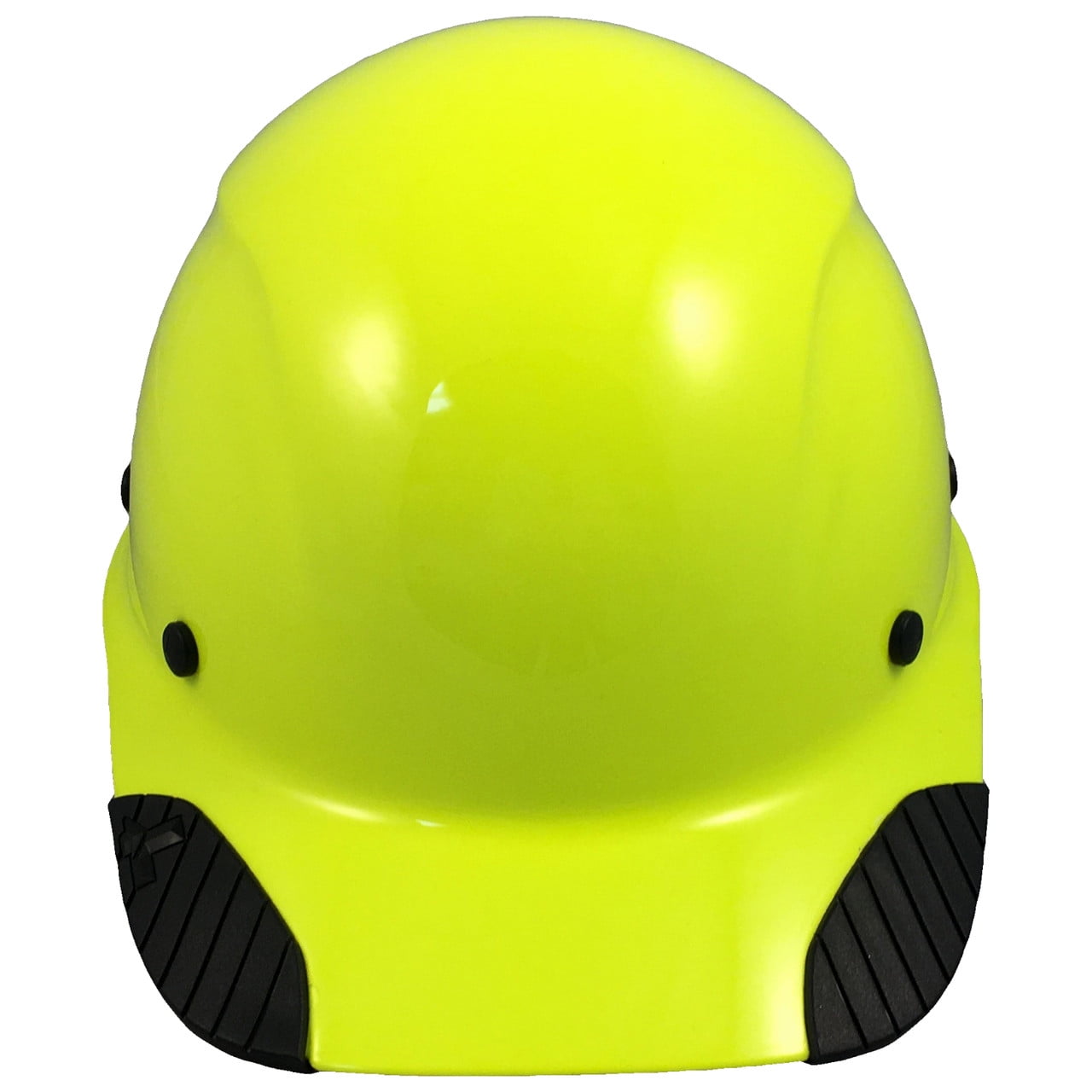 DAX Fiberglass Composite Hard Hat - Cap Style Factory Hi Viz Lime with Tote