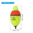 thumbnail image 2 of 2.1oz Lighted Fishing Slip Bobbers EVA Green Red LED Light Up Fishing Float, Yellow, 2 of 7