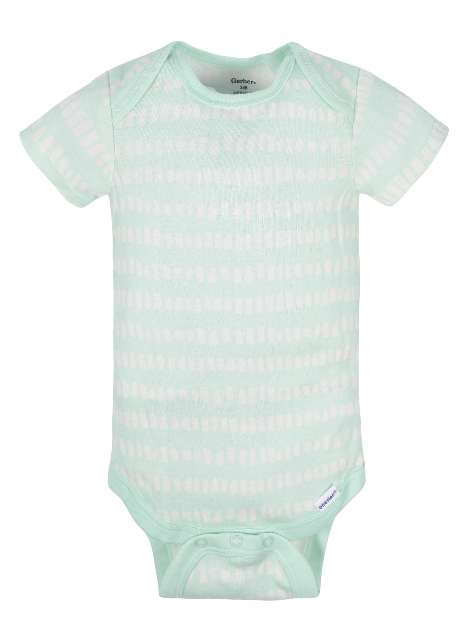 Assorted Short Sleeve Onesies Bodysuits, 8pk (Baby Boy or Baby Girl Unisex)