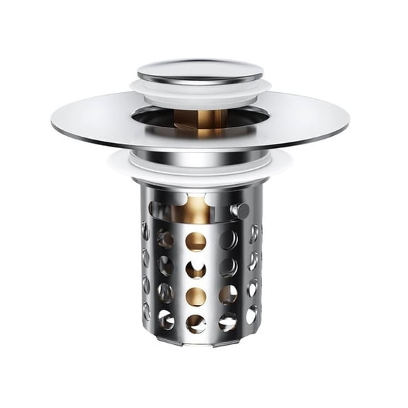 HaevnNest Floor Drain 1-Piece Stainless Steel Bathroom Drain Shower Drain for Kitchen