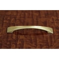 thumbnail image 4 of Hamilton Bowes Satin Brass Cabinet Hardware Pull Handle 96mm / 3-3/4" (3.75") Center to Center Modern Gold Vibrant Amber Traditional Classic, 4 of 4