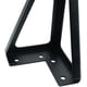 thumbnail image 4 of Rawiri Paquete de 4 patas de mesa de metal negro, patas de muebles intercambiables, para mesa de centro/TV/sofá/cama y otras patas de muebles, con tornillos (15 cm), 4 of 8