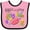 Pink and Black, variant on Inktastic Gigi's Little Jellybean Cute Easter Candy Boys or Girls Baby Bib