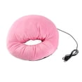 thumbnail image 1 of Calentador de pies eléctrico para hombre y mujer, para invierno, hogar, suave, lavable, USB, para trabajo, estudio, rosa claro, 1 of 14