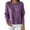 Purple, variant on Women Crew Neck Soft Knit Sweater Loose Long Sleeve Rib Cuff Solid Color Basic Pullover Top Casual Fall Layering Blouse