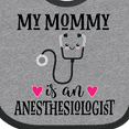 thumbnail image 4 of Inktastic Anesthesiologist Mom Baby Girls Baby Bib, 4 of 4