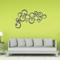 thumbnail image 3 of Wall Stickers，Removable Round Wall Sticker Wall Decal Acrylic Mirror Setting for Home Living Room Bedroom Decor (24 Pieces), 3 of 5