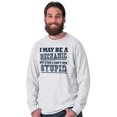 thumbnail image 4 of Mechanic Cant Fix Stupid Rude Honest Men's Long Sleeve Tee T Shirt Brisco Brands S, 4 of 6