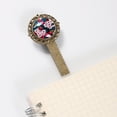 thumbnail image 3 of Cherry Book Accessories: Lace Bookmark in Antique Bronze - a Gift for Book Lovers and Readers, 3 of 5