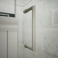 thumbnail image 6 of DreamLine Unidoor-X 57 in. W x 34 3/8 in. D x 72 in. H Frameless Hinged Shower Enclosure in Brushed Nickel, 6 of 11