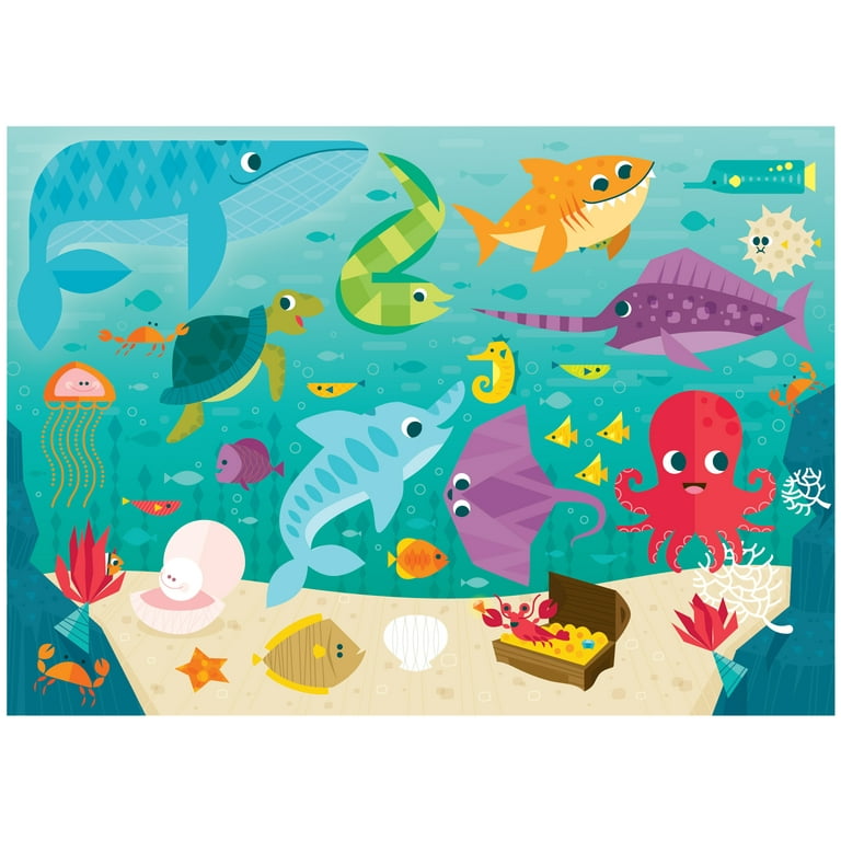 Chuckle & Roar Kids 4 Pack Puzzles with 48, 72, 100 Pieces, Space