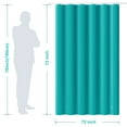 thumbnail image 4 of Green Cloth Pattern  Shower Curtain Liner with 12 Hooks Light Weight PEVA Shower Liner 72x72 Inches, Waterproof Shower Curtain for Bathroom, 4 of 6