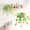 E, variant on Fake Flowers For Vase-Artificial Flowers Small,Hanging Plants With Ceramic Pot 50cmRealistic Artificial Plants For Home Decor Indoor Green Plant With Modern White Planter For Desk Shelf Bathroom