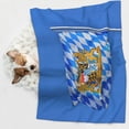 thumbnail image 5 of Flannel Throw Dog Blanket Bavarian-Flag Soft Warm Print Pet Blankets for Small Dog Cat Puppy, 5 of 7