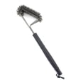 thumbnail image 4 of 10-Inch Stainless Steel Brush with Long Handle and Durable Bristles - Effective for Cleaning All Surfaces, Protects Hands from Heat, Non-Stick Design for Easy Grease Removal, Ideal for, 4 of 7
