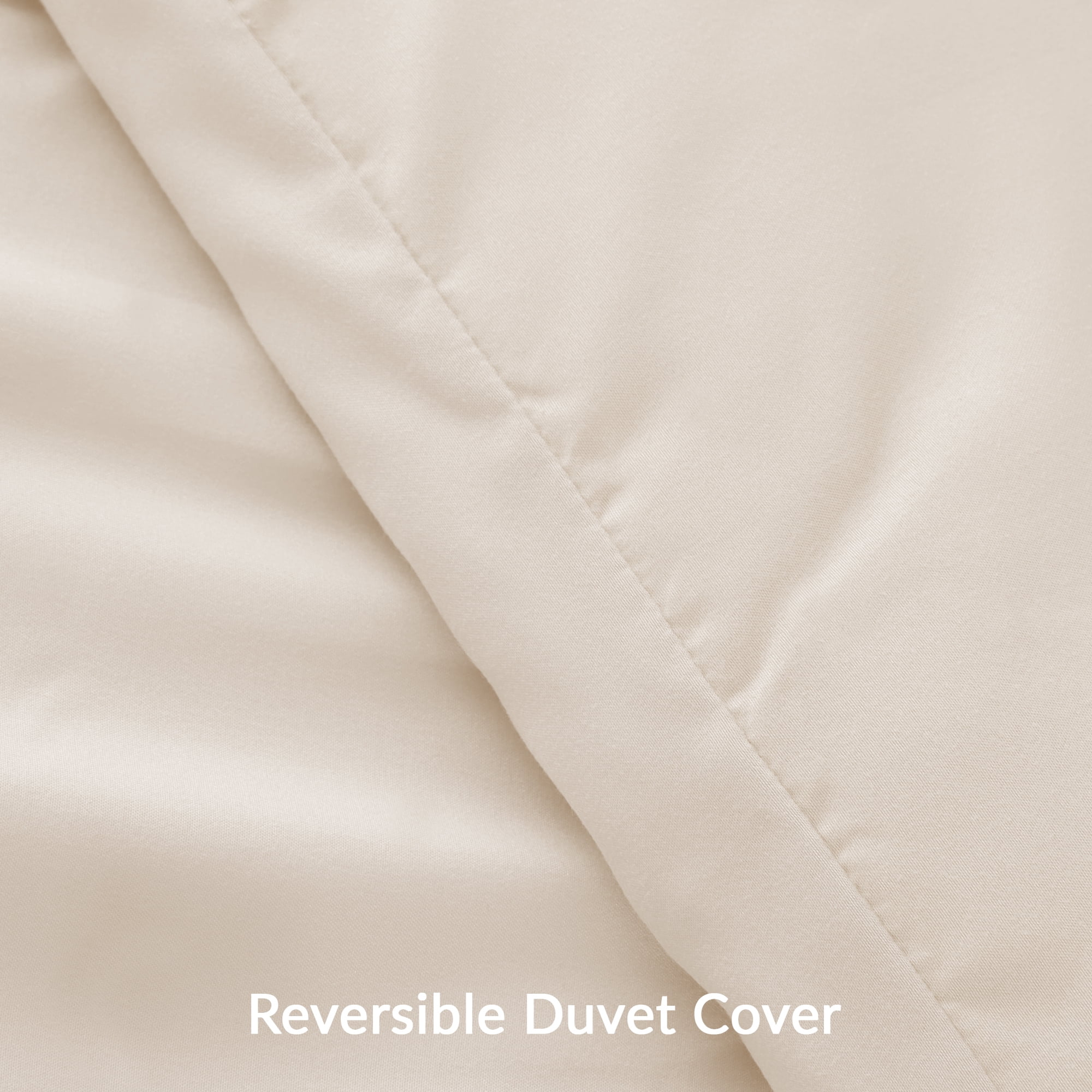 Exclusivo Mezcla Queen Bedding Duvet Cover Set, 3 Pieces Lightweight Comforter Cover with Pillow Shams (Brich Beige)
