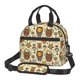 thumbnail image 1 of Balery Cute Owls Bolsa de Almuerzo Impresa, Caja de Almuerzo Reutilizable, Bolsa Térmica Aislada para Almuerzo, Bolsa Antiderrames, 1 of 7