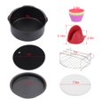 thumbnail image 4 of Air Fryer Accessories， Universal XL Kit for Tower Duronic and Phillips (3.3QT)， Set of 7-8 Inch, 4 of 5