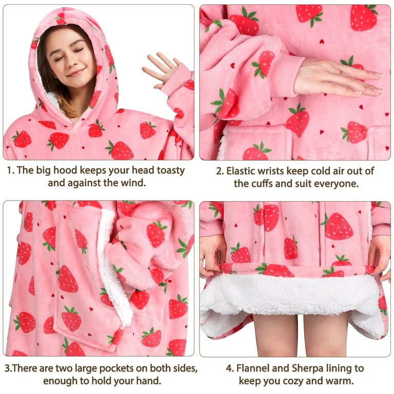 Fleece Blanket Walmart Blanket Sweatshirt Livhil Wearable Blanket