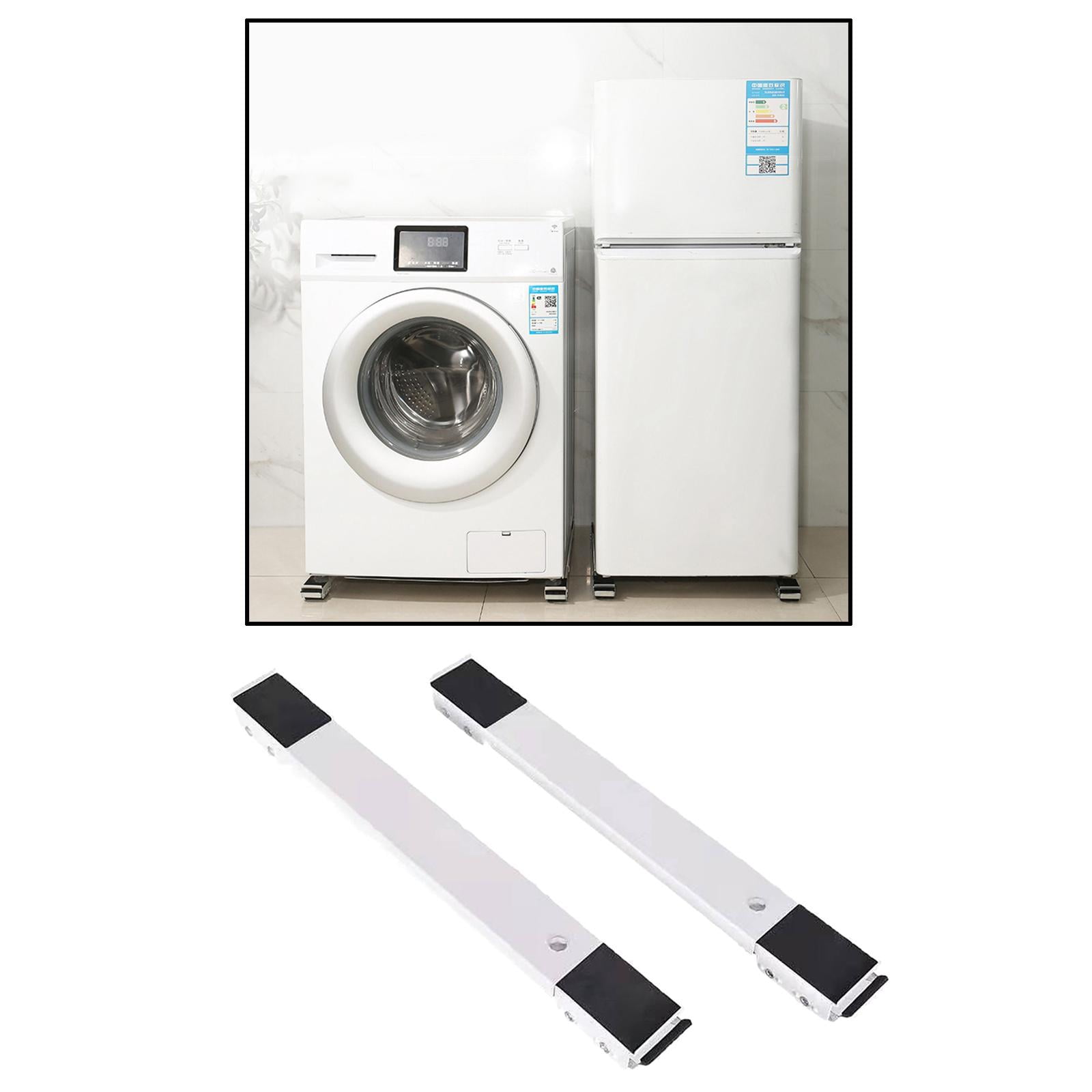 Removable Washing Machine Stand Washing Machine Refrigerator Stand Bracket for Mini Fridge Refrigerator - White