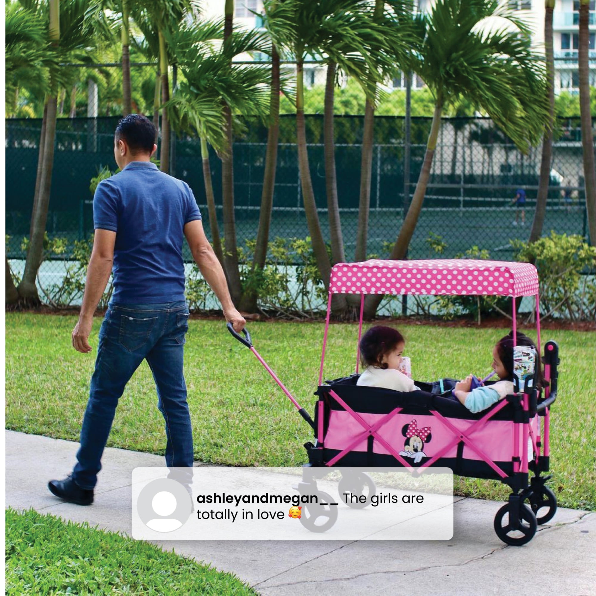 Disney Minnie Mouse Stroller Wagon by Delta Children