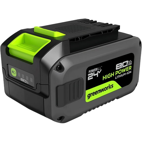 Greenworks 24V 8.0Ah Lithium-Ion Battery(Genuine Greenworks Battery/ 125  Compatible Tools)